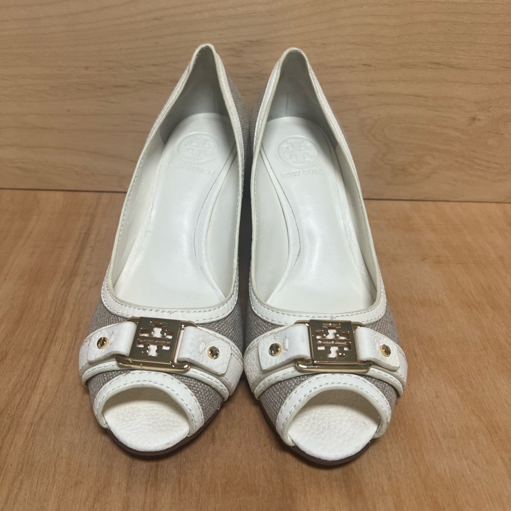 Tory Burch Ambrose Open Toe Wedge